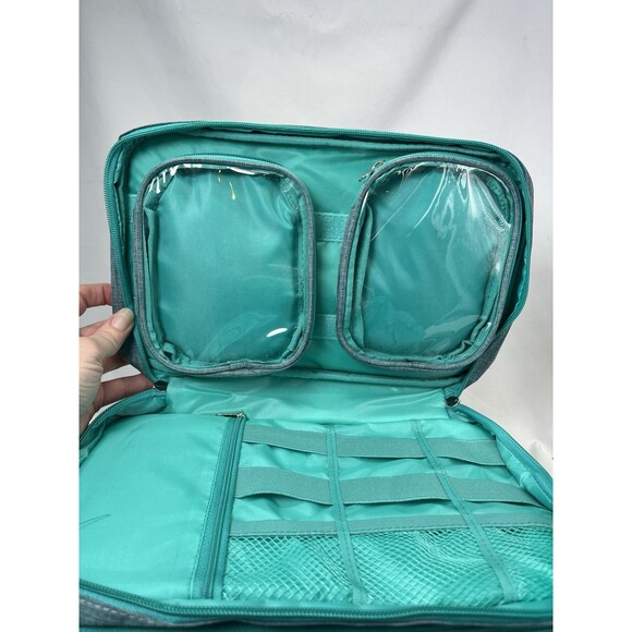 SINGER Sewing Accessories Organizer (Bag Only) – Double Layer Portable Teal - Picture 8 of 11